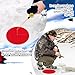 Blueweenly 6 Pcs Ice Fishing Hole Covers 12 Inch Foam Ice Fishing Tip Ups Insulator Accessories Hole Insulator Tip Ups Cover Lid for Winter Fisher Houses Equipment(Red)