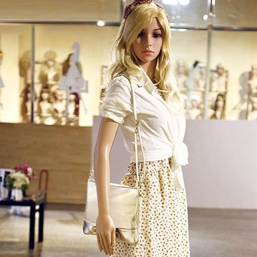 Style Female Mannequin - Skin Dress Form Metal Base Color Manequins Premium Store Display Dummy Maniquins Dummy (FACE ATTCH with Free Hair Wig ) (B0D7D1YTC3) Amazon Price History, Amazon Price Tracker