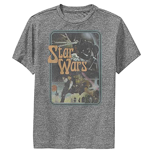 T-shirt Star Wars ado gris anthracite idéal pour l'école et le sport