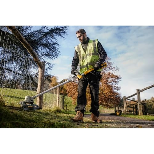 Image of DEWALT DCMST561N-XJ 18V XR Brushless String Trimmer with Folding Shaft - Bare Tool, 36cm Cutting Width, 6000 RPM No Load Speed, Bi-Material Grip, Battery NOT Included