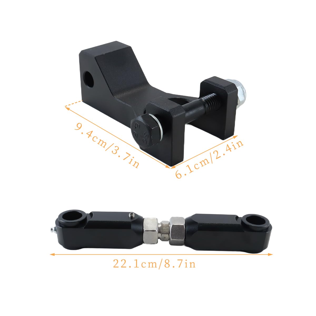 Kit d'abaissement Avant arrière VTT Compatible avec Raptor 350 yfm350 2004-2013, Raptor 660 660r yfm660r 2001-2005