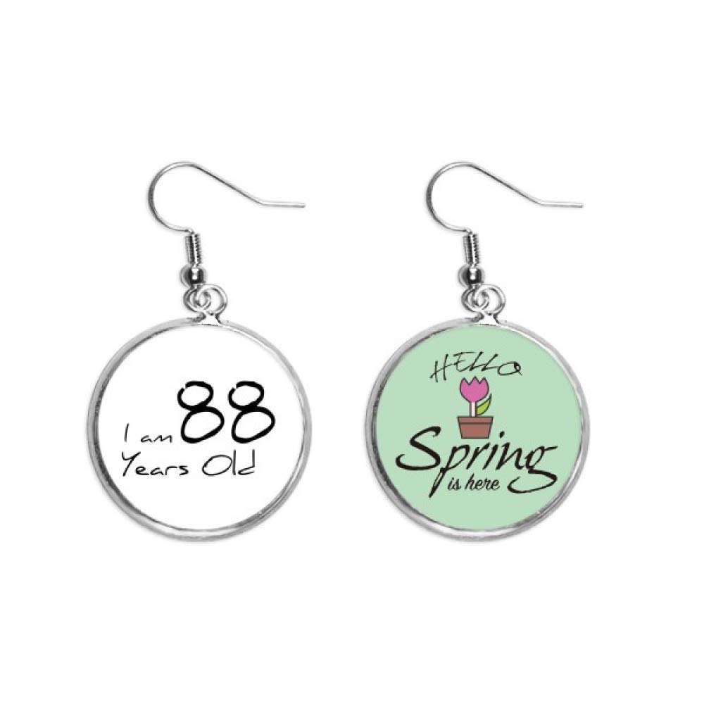 Pendientes de primavera colgante decorativo joya de regalo para madres y abuelas 5