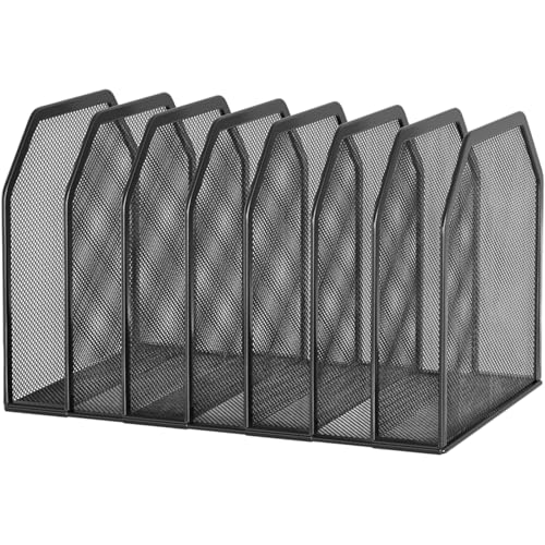 Support de classeur pour bureau trieur de documents vertical en métal - 2