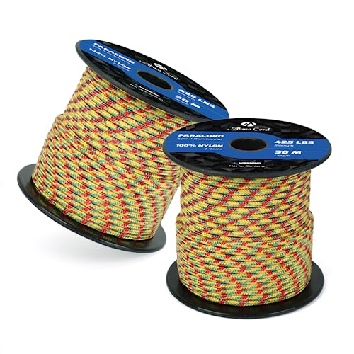 Abma Cord Paracord 425 lbs 3mm 100% Nylon 30M - Vietnam Veteran, Military-vietnam Veteran, 30 Meters