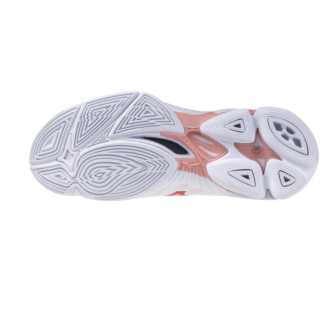 Mizuno Zapatillas Wave Lightning Pro Blancas/Rojas Mujer 2026