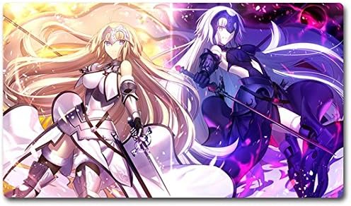 Amazon Fatego Fate Grand Order Fgo ゲームプレイマット マット ジャンヌ ダルク ジャンヌ オルタ 邪ンヌ ２人 アニメ 萌えグッズ 通販