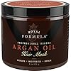Argan-Oil-Hair-Mask-Organic-Argan-Almond-Oils-Deep-Conditioner-Hydrating-Hair-Treatment-Therapy-Repair-Dry-Damaged-Color-Treated-Bleached-Hair-Hydrates-Stimulates-Hair-Growth-8-Oz Argan Oil Hair Mask, 100% Organic Argan & Almond Oils - Deep Conditioner, Repair Dry Damaged, Color Treated & Bleached Hair - Hydrates & Stimulates Hair Growth, 8 Oz