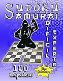  Sudoku Samurai Difícil y Experto, 100 Rompecabezas Con Soluciones: SAMURAI Sudoku Difícil y Experto Para Adultos, 100 Cuadrículas De Personajes ... Que Aman El Sudoku o Los Juegos Intelectuales
