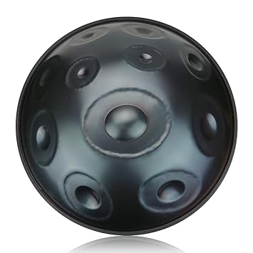 Hand Pan in D Minor 11 Notes Steel Hand Drum,440HZ (22.8