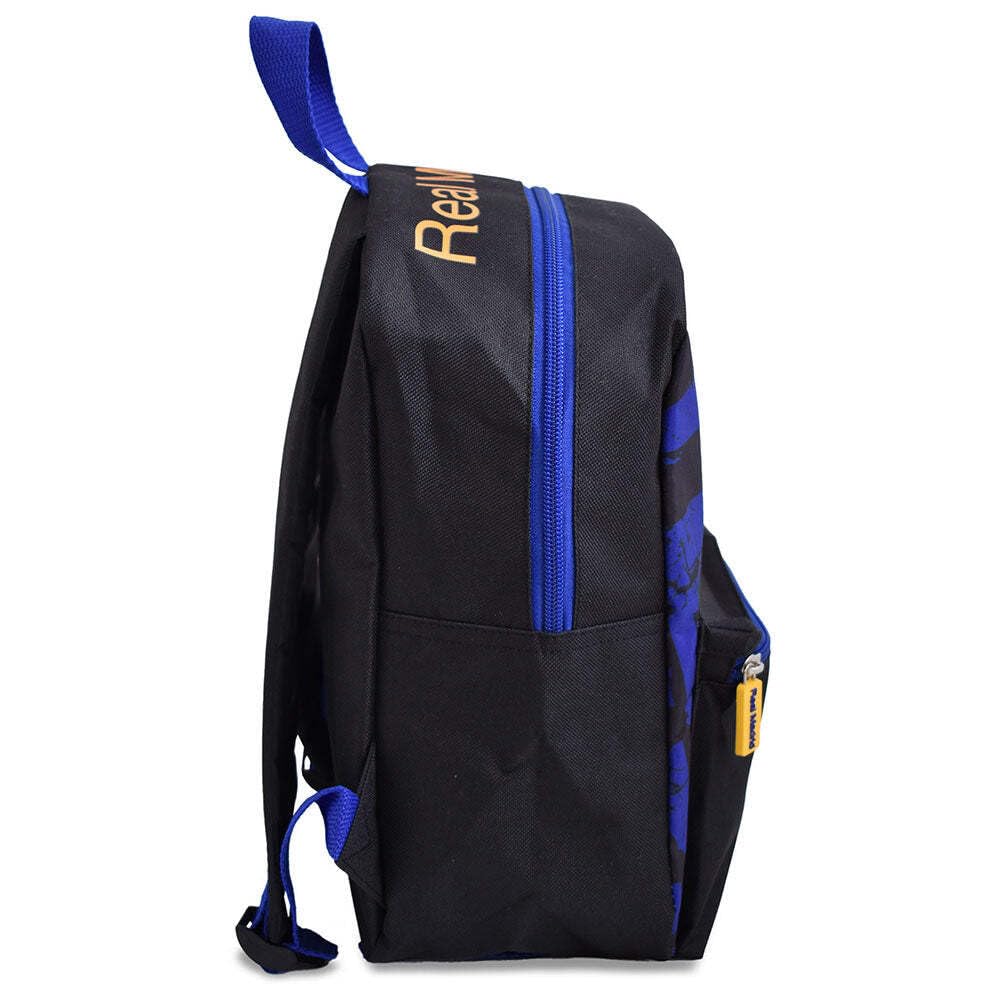 Hy-Pro Mochila con licencia oficial del Real Madrid CF, pequeña, ligera, mercancía del Real Madrid, gran idea de regalo de fútbol