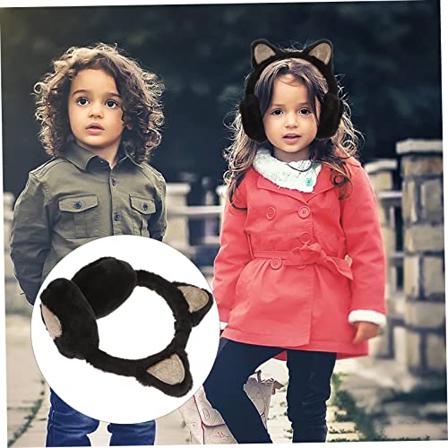 Homoyoyo Cat Ears Earmuffs Ear Warming Warmer Ear Covers for Cold Weather Winter Ear Puff Earmuff for Ear Muffs2