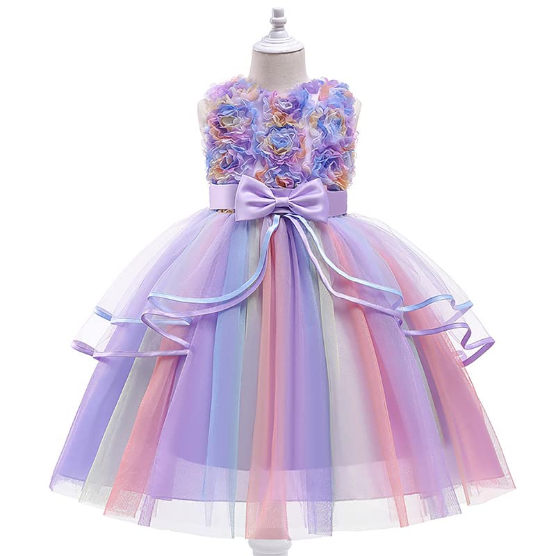 Shanghai Story Girl Rainbow Wedding Dress Princess Tutu Ball Gown2