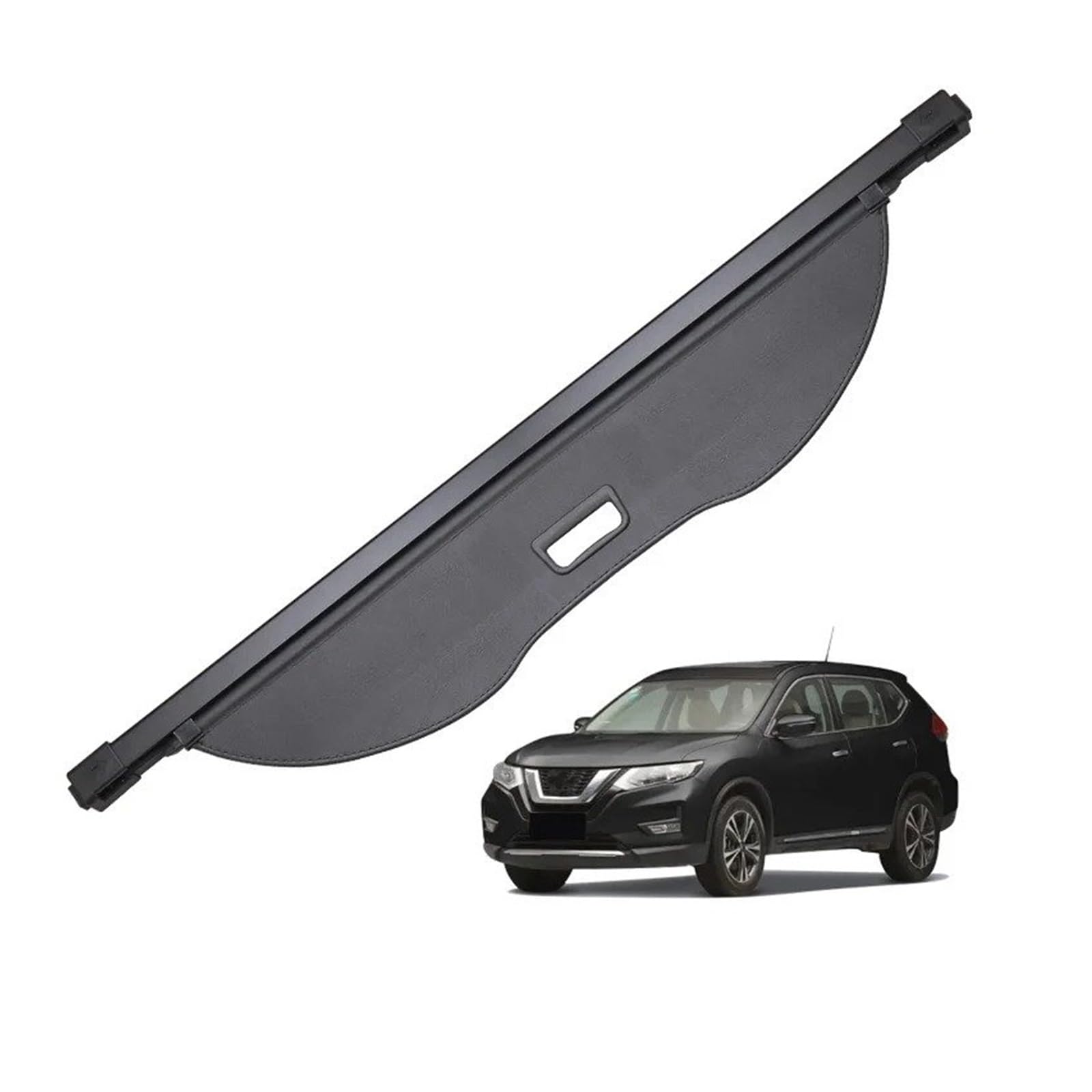 Cubierta Carga para Nissan para X-Trail para Rogue 2014 2015-2020 Cubierta Carga Maletero Portaequipajes Retráctil Escudo Impermeable Privacidad Cortina Maletero(Leather)