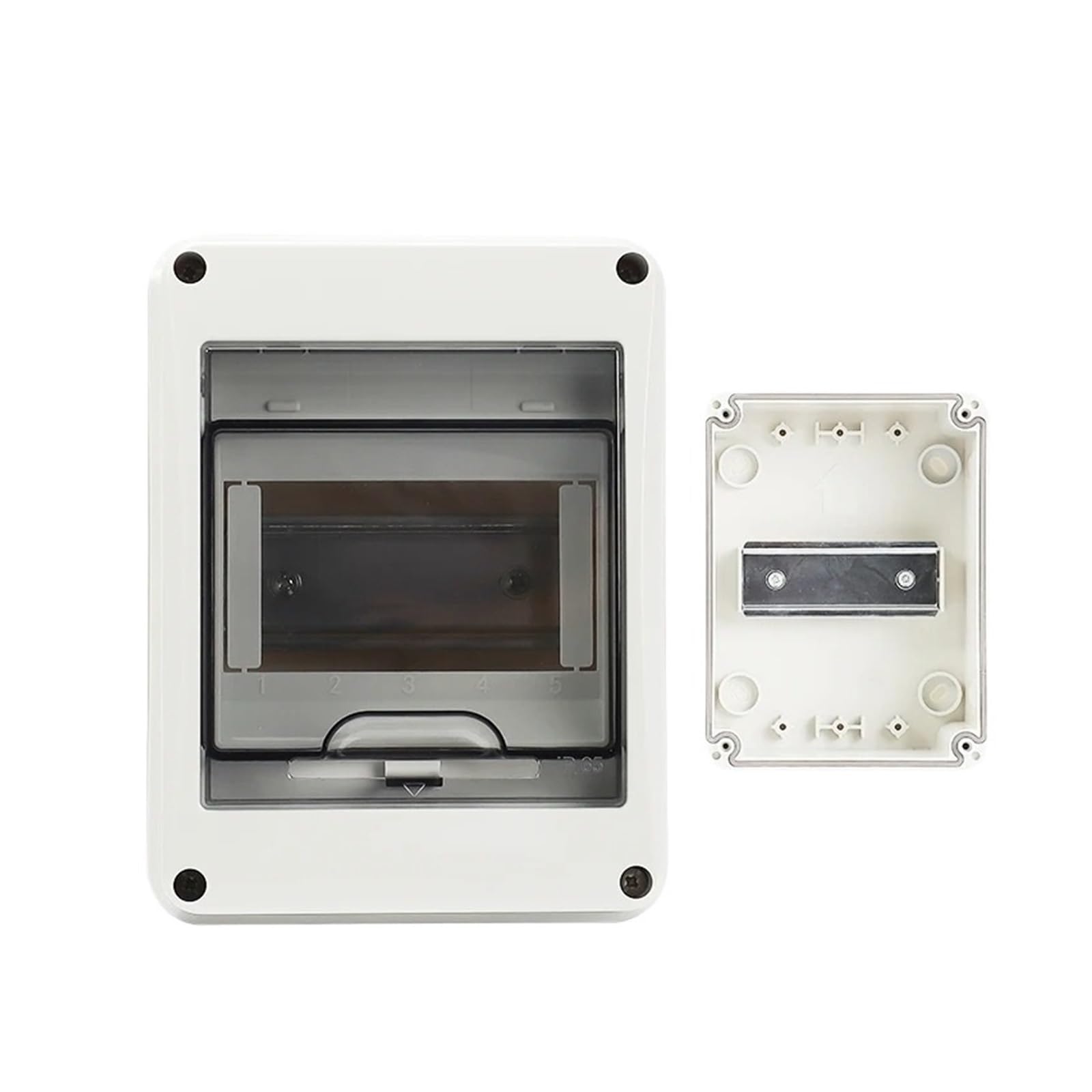 Caja De Distribución Eléctrica For Exteriores, Resistente Al Agua IP65, Interruptores, Unión, Plástico For PC Sin Barra Cobre ProteccióN Adecuada(HT-18WAY)