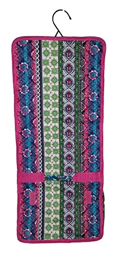 Large Hanging Toiletry Cosmetic Organizer Bag - Roll up for Storage and Travel (Boho (Print will Vary))