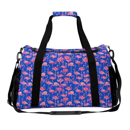 Flamingo Travel Duffle Bags Lightweight Sports Gym Bags Weekender Overnight Bag For Travel Beach Gym