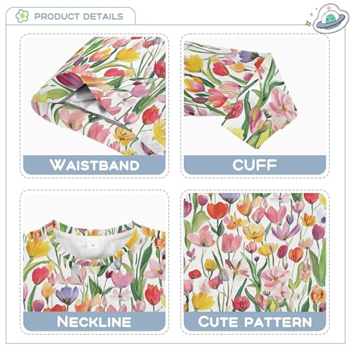 JUNZAN flower Beauty Summer Flowers Big Girls Sweatshirt Hoodie Fleece Tops Clothing Shirts Sports 4T3