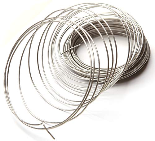 Steel Wire Rope 1.0mm x 80 metres (262ft) 18 Gauge Thick Galvanised Garden Roll Picture Strand Cable...