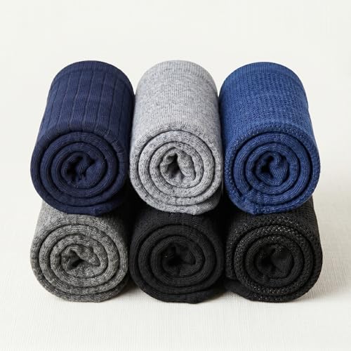 Image of Tipi Toe Women's Knee High Socks 6 Pack - Colorful Funky Patterned Long Socks, Soft & Comfortable Everyday Wear