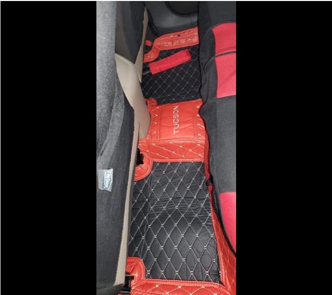 Miniatura 8 de Alfombrillas para todo tipo de clima para Dodge Charger RWD SRT Chrysler 300 RWD de ajuste personalizado para 2 filas delanteras y traseras de cuero