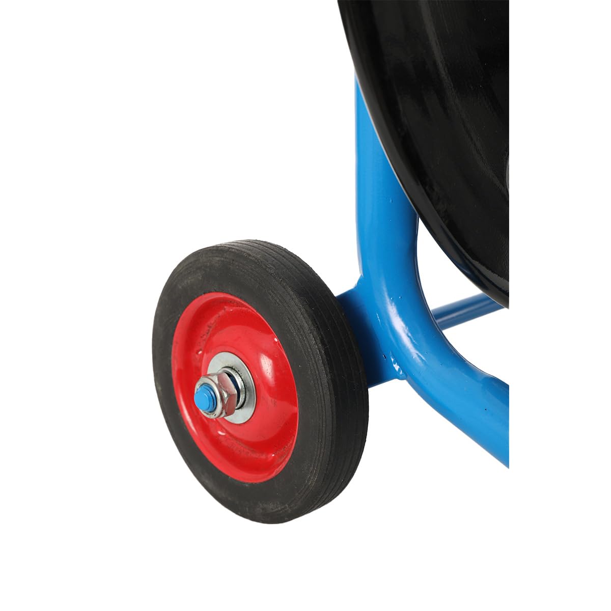 Abrollwagen für PET-/PP-/Faser-Umreifungsband mit 203 mm Kern, robuster Profi Umreifungsspender, fahrbarer Umreifungswagen Abroller umreifungsgerät mit Anti-Rückzugsrollen, verbessertem Bremssystem