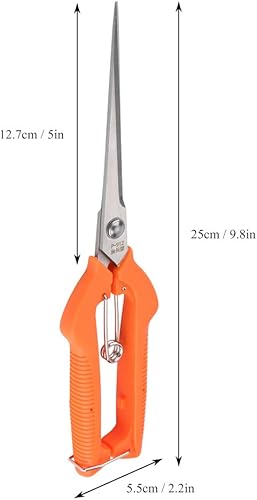 Miniatura 5 de Pilipane Cortador de ramas cóncavas para bonsái, tijeras de podar de 9.843 in, tijeras de podar con mango ergonómico, juego de herramientas de