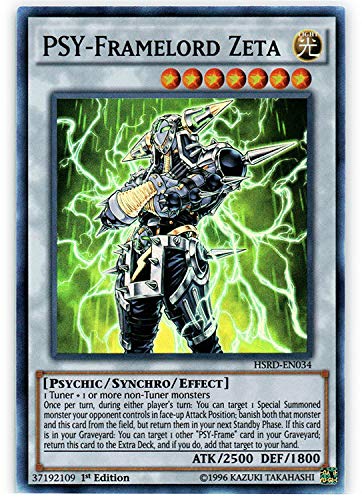 YU-GI-OH! - PSY-Framelord Zeta (HSRD-EN034) - High-Speed Riders - 1st Edition - Super Rare