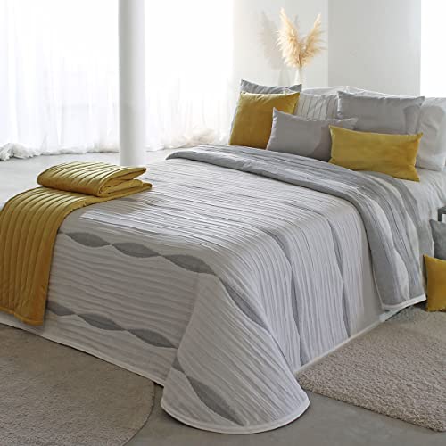Reig Marti Colcha Capa Dumont - Cama 150 Cm - Color Gris C08