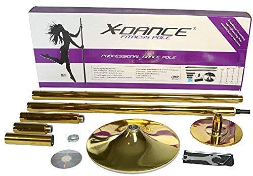 X Dance Pole 45mm Spinning and Static Exotic Stripper Pole