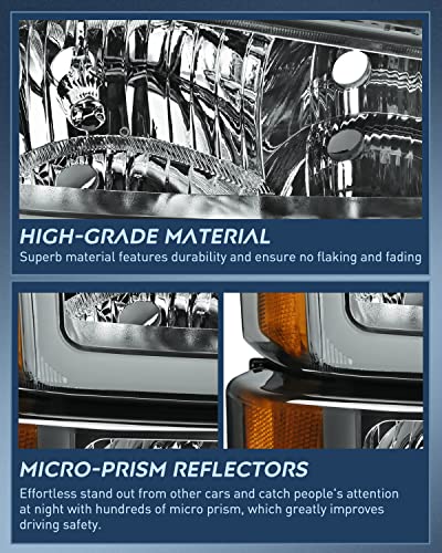 Image of Nilight Headlights Assembly for Chevy Silverado Avalanche