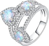 Anillos de aro para mujeres y CÓMODO- Los anillos delicados se pueden colocar y quitar fácilmente. ¡Crea el material perfecto para hacer hermosos anillos, dando una mirada moderna a un precio asequible!