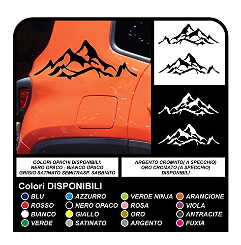 Adesivi Laterali montagna sticker decal aufkleber