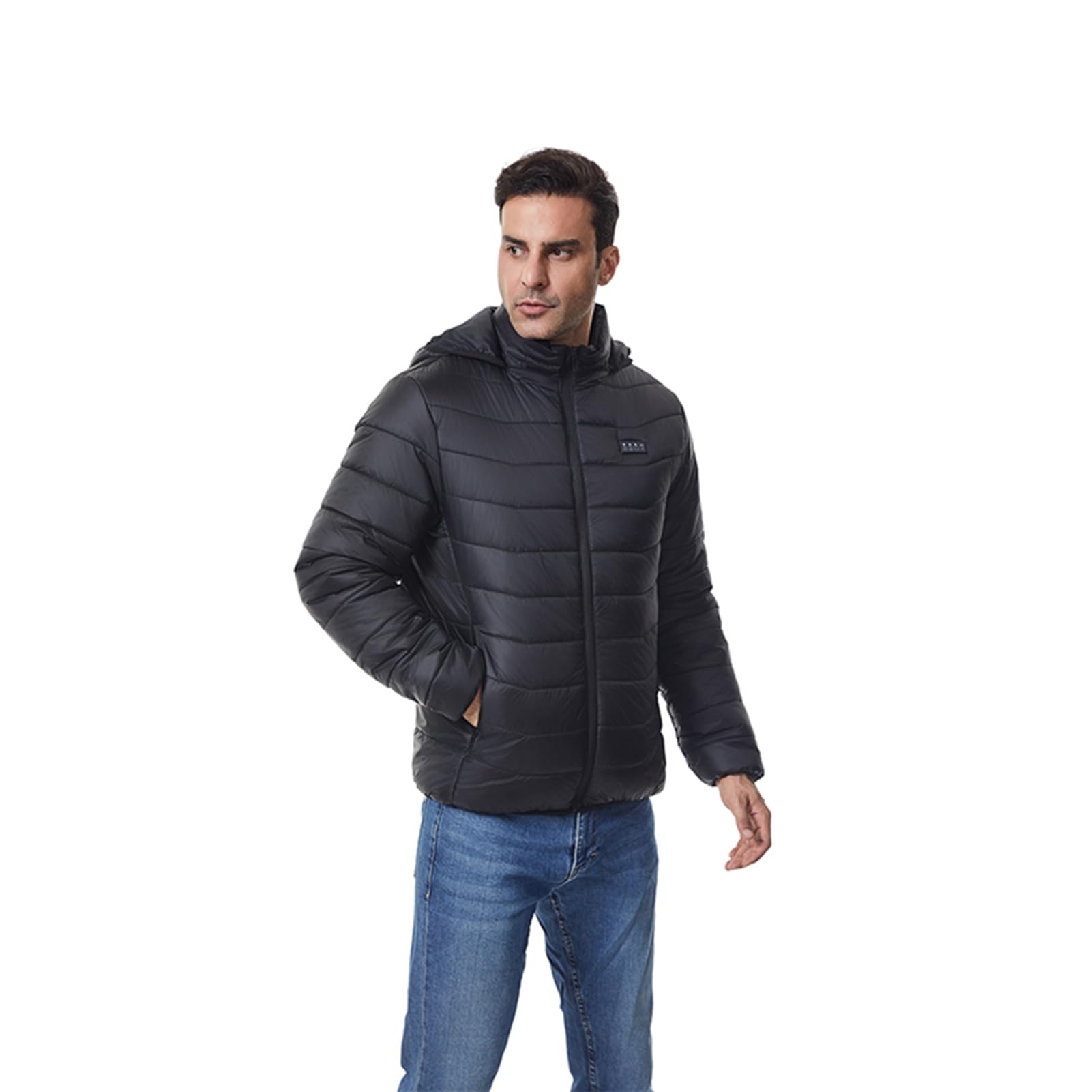 mingzhe Chaqueta Térmica para Hombre de 27 Zonas — Abrigo Térmico y Ropa Calefactable con Control de Temperatura 3 Niveles y 4 Zonas Control — Abrigo Invierno Ligero con