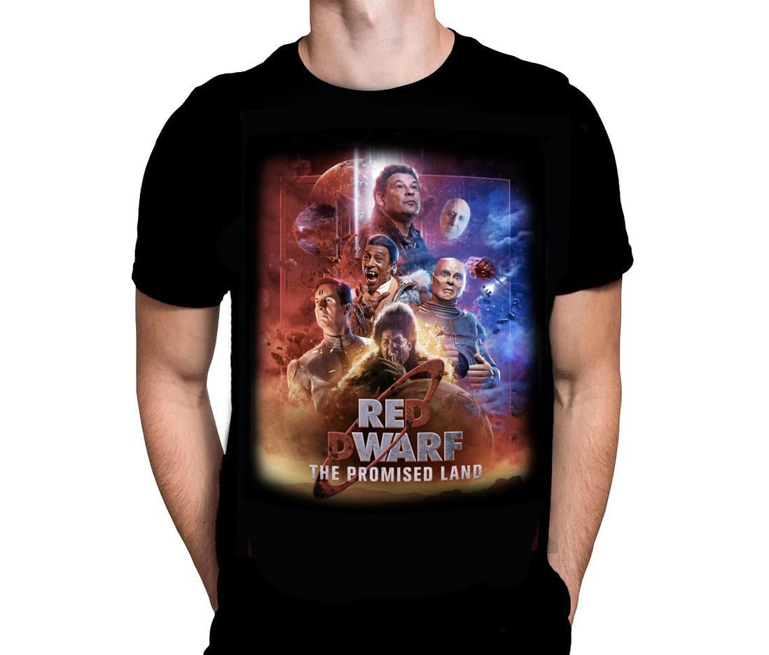 WSH - Red Dwarf Promsied Land - Alien Action Horror Slasher Film Fan Merchandise Men's Black T-Shirt