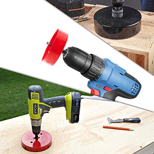 Image of Hordion Hole Saw Bi-Metal Saw Drilling Tool | with Twist Drill Bit & L Hex Wrench for Wood Plasterboard Plywood Plastic