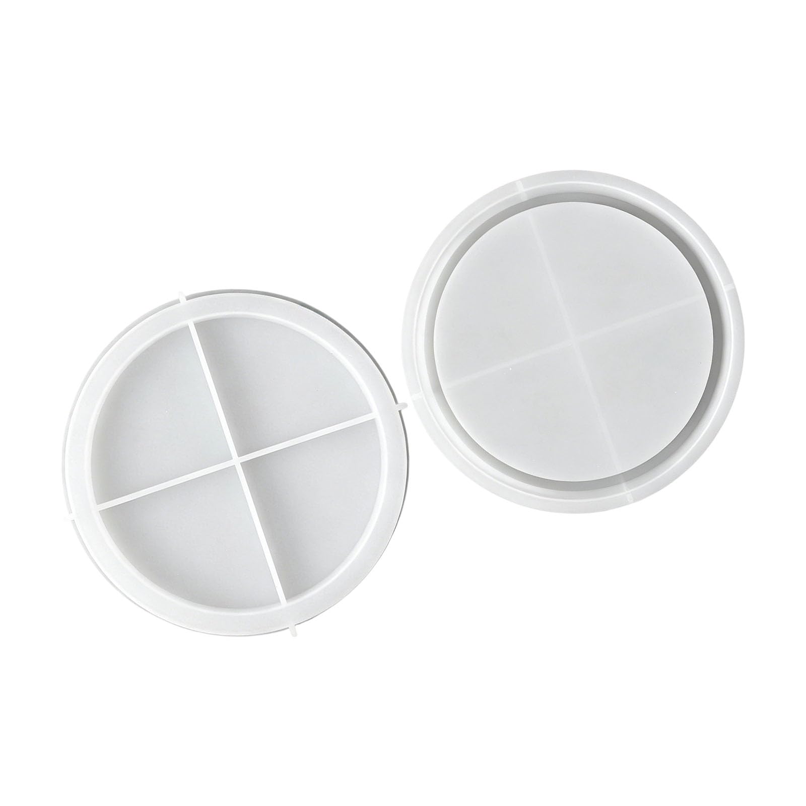 Mekalero Home Craft Tray Mold in Silicone, Round Pliable Form for Resin Casting, Trinket Tray, and Decor Projects Round Silicone Mold Resin Trinket Craft Casting Decor Pliable Form