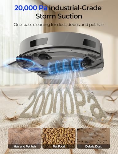 Robot Vacuum with Self-Emptying Station