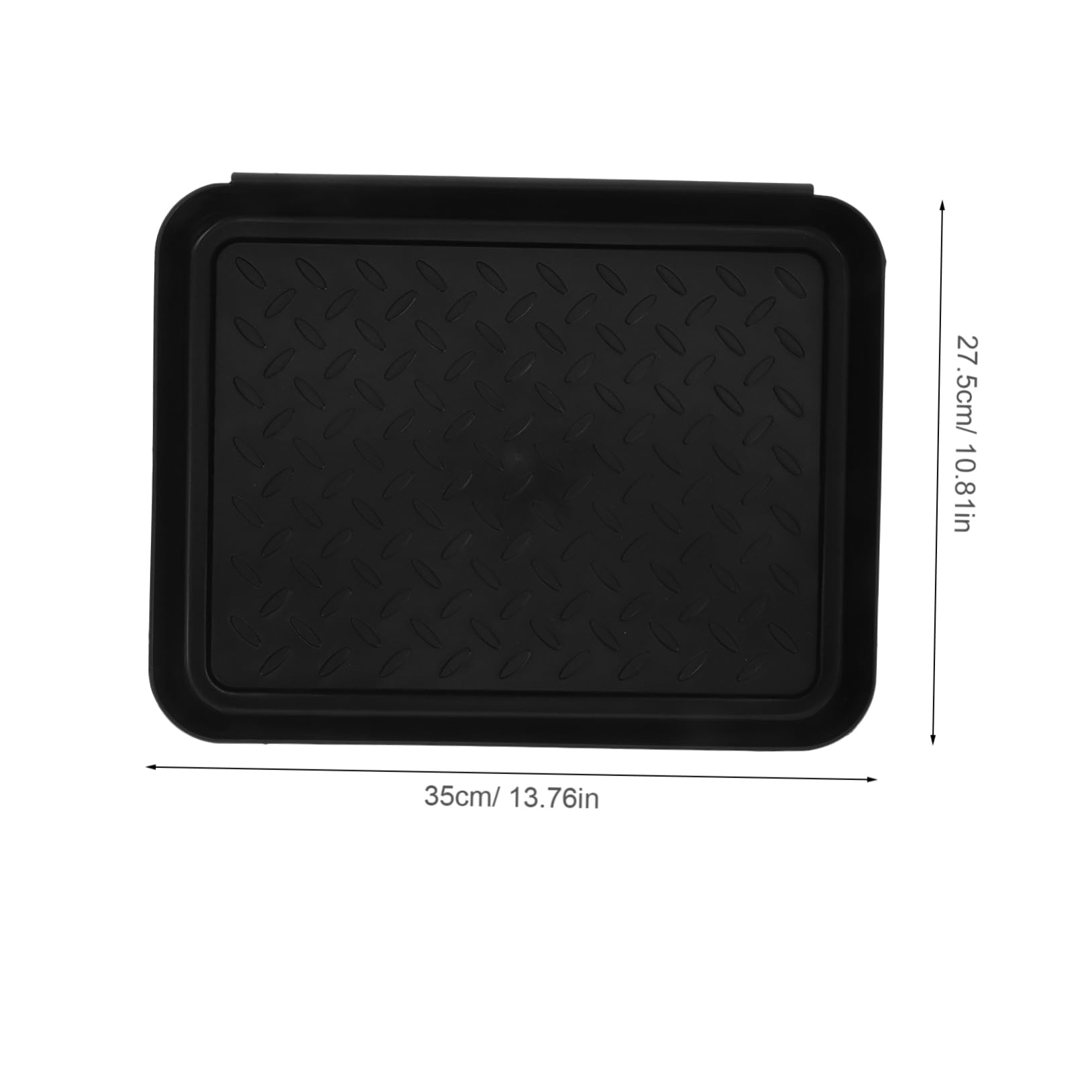 OUNONA 3Pcs Plastic Shoe Tray Utility Trays for Indoor Outdoor Use Versatile Storage for Shoes Flower Pots and Sundries Easy to Clean for Mudroom Entryway