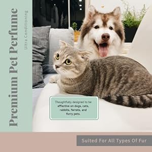 Begley’s Natural Pet Cologne and Deodorizer – Premium Essential Oil Scented Dog Body Spray and Cat Perfume, Dog Grooming Spray and Pet Odor Eliminator, Cat Cologne Mist, Dog Cologne Spray Long Lasting