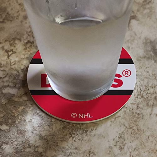 Nhl New Jersey Devils Logo Novelty Coaster Set #TOP1