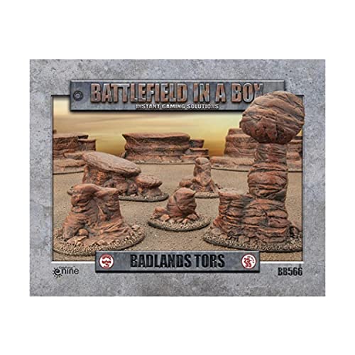 Battlefront Battlefield in a Box Badlands Tors Terrain FOW BB566