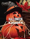 Halloween Planner: Plan Party, Costumes Design, Decorations, Trick or Treating, & School Classroom Parties, Writing Fall Bucket List, October Calendar, Gift, Journal Notebook, Book
