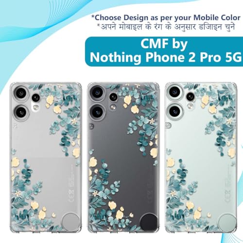 Image of Fashionury Back Cover Case Designer Flexible Soft Back Case Cover for CMF by Nothing Phone 2 Pro 5G -D0153