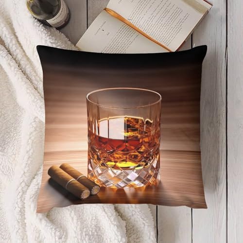 Housses de coussin en peluche marron double face pour transformer votre canapé