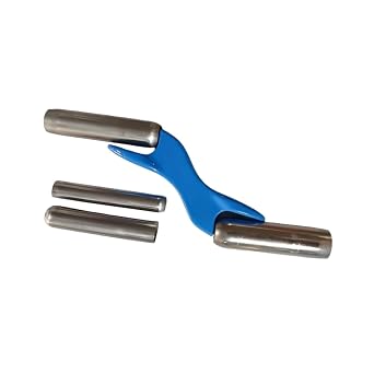 Masonry Brick Jointer Tool, 4 Sizes Barrel Jointer, 1/2in, 5/8in, 3/4in, 7/8in Wall Beauty Stitcher for Professional and DIY Brickwork- Without Bag