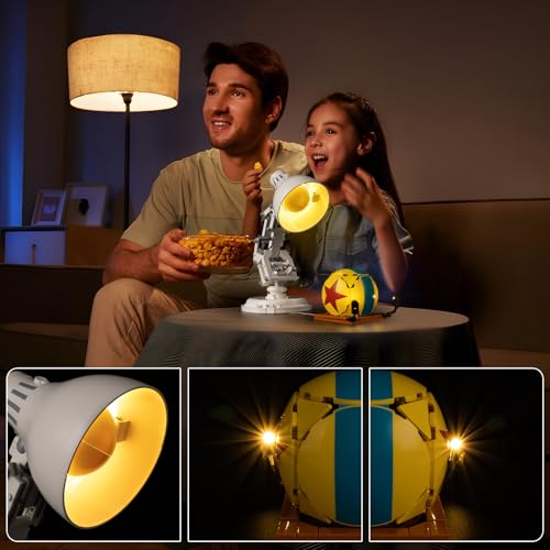 Kyglaring LED Beleuchtungsset für Lego 21357 Pixar Set – Dauerlicht-Kit kompatibel mit Disney Bauspielzeug – Dekorative Beleuchtung für Sammler (Ohne Steine)