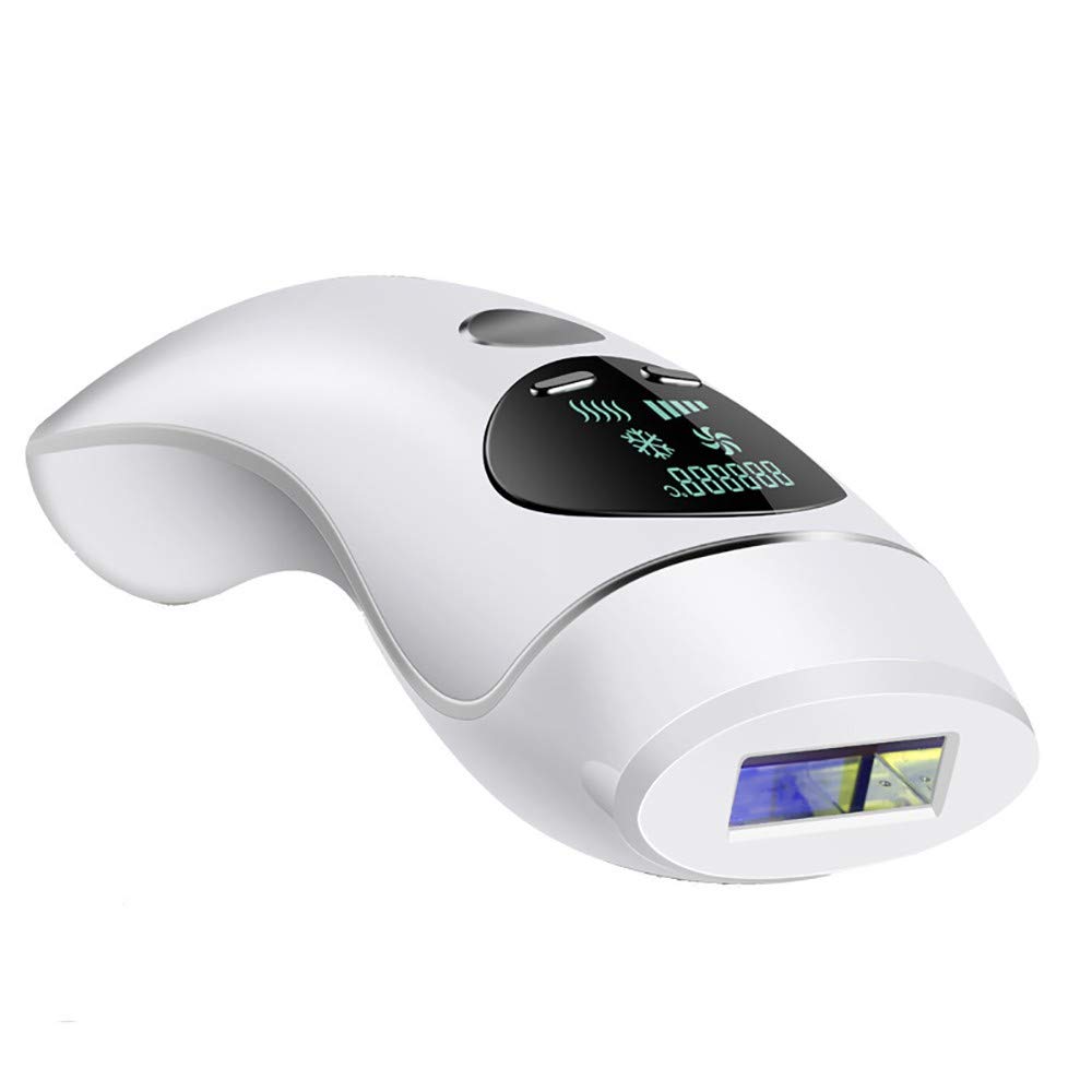 Essential Dispositivo di Epilazione a Luce Pulsata, 5 Livelli di Energia Luminosa Bikini Corpo Viso Ascelle Epilazione Dispositivo Sistema Uomini Donne Uso Domestico, Impermeabile