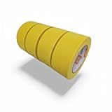 WTP Tools MTP48 Automotive Industry Masking Tape for Painting and Refinishing, Yellow Color, 2