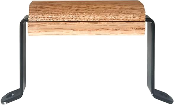 Handle Replacement Kit for Small Big Green Egg BBQ, Made of Steel and Wood, Easy Install