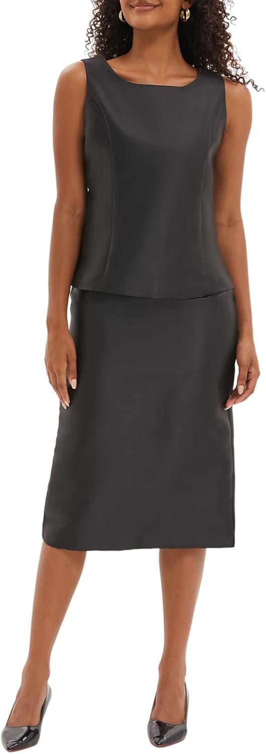 Women's 3 Piece Church Suits for Formal Occasions with Handmade Diamond Buckle Elegant Dress Business Sets - Image 4